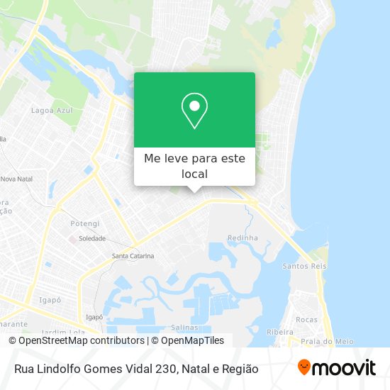 Rua Lindolfo Gomes Vidal 230 mapa