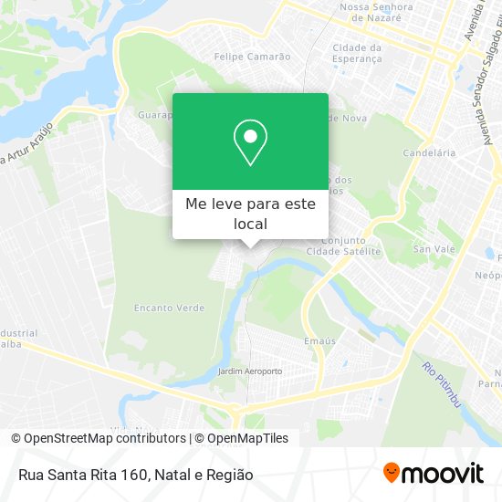 Rua Santa Rita 160 mapa