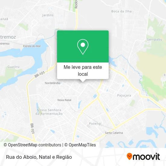 Rua do Aboio mapa