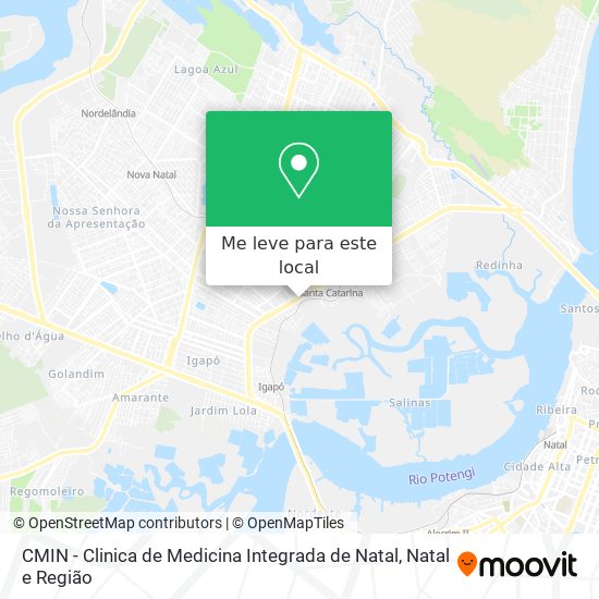 CMIN - Clinica de Medicina Integrada de Natal mapa
