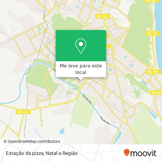 Estação da pizza mapa