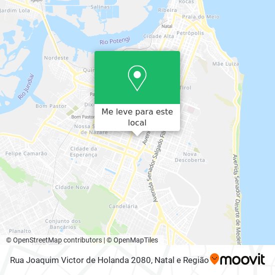 Rua Joaquim Victor de Holanda 2080 mapa