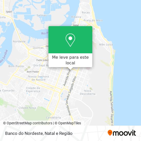 Banco do Nordeste mapa