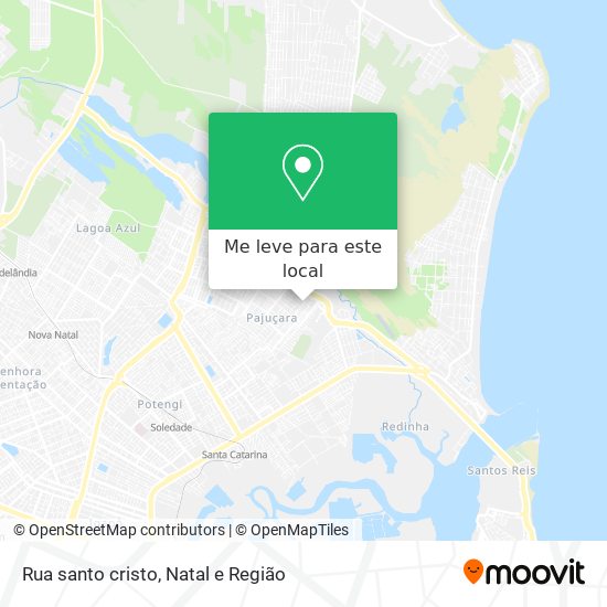 Rua santo cristo mapa