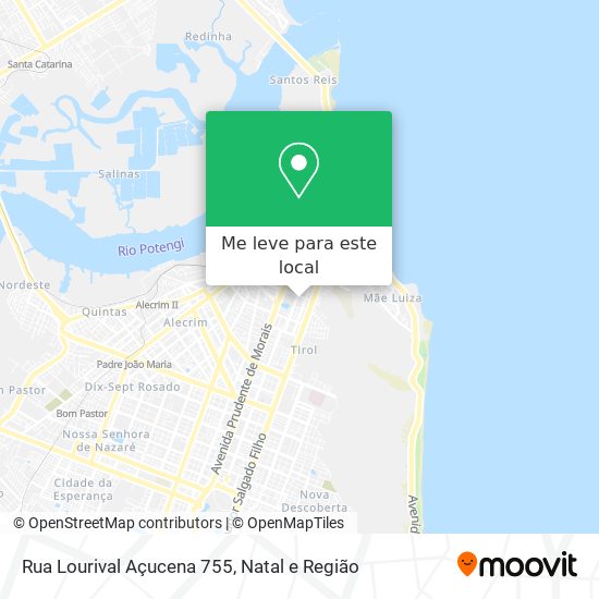 Rua Lourival Açucena 755 mapa