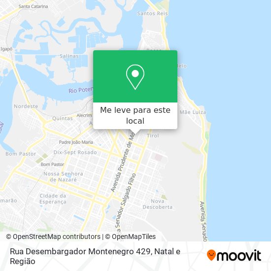 Rua Desembargador Montenegro 429 mapa