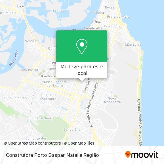 Construtora Porto Gaspar mapa