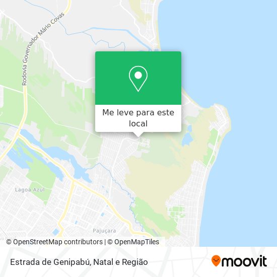 Estrada de Genipabú mapa
