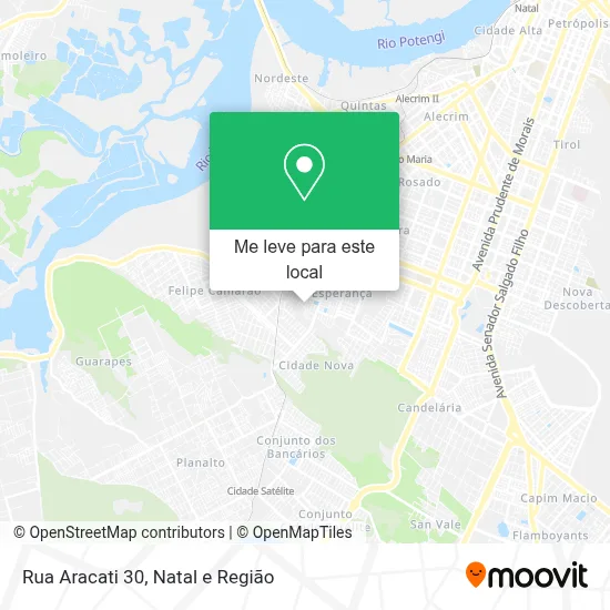 Rua Aracati 30 mapa