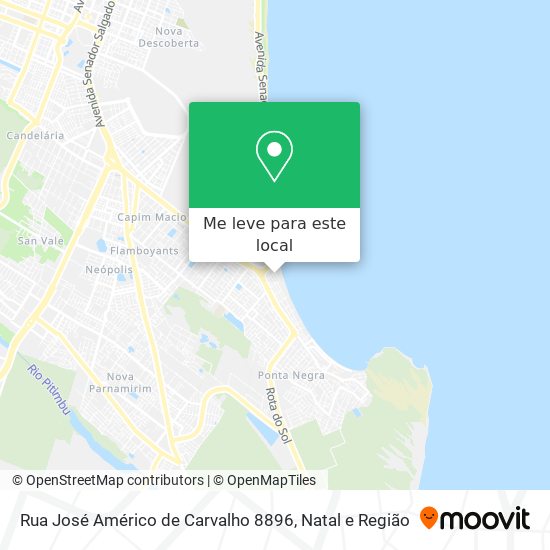 Rua José Américo de Carvalho 8896 mapa