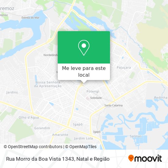 Rua Morro da Boa Vista 1343 mapa