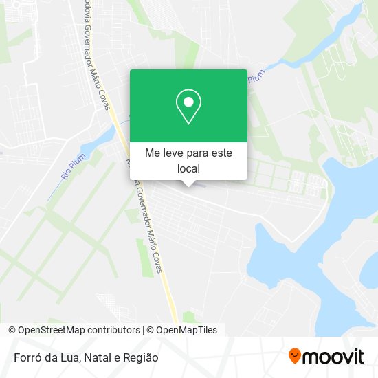 Forró da Lua mapa