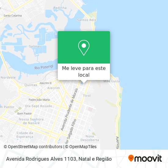 Avenida Rodrigues Alves 1103 mapa