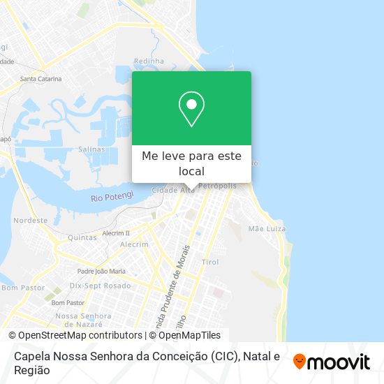 Capela Nossa Senhora da Conceição (CIC) mapa