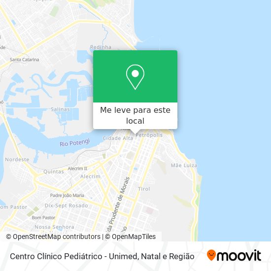 Centro Clínico Pediátrico - Unimed mapa