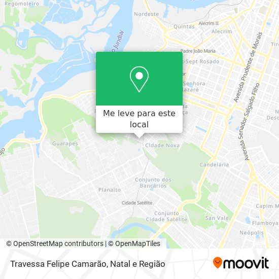 Travessa Felipe Camarão mapa