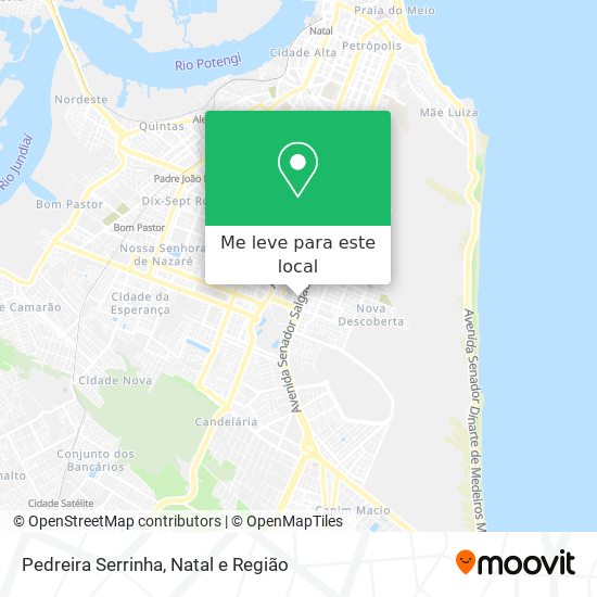 Pedreira Serrinha mapa