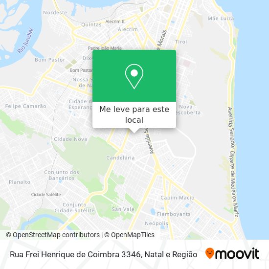 Rua Frei Henrique de Coimbra 3346 mapa