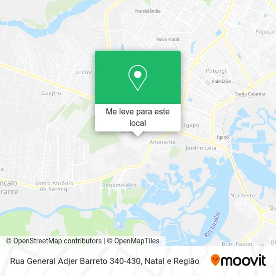Rua General Adjer Barreto 340-430 mapa