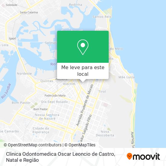 Clinica Odontomedica Oscar Leoncio de Castro mapa