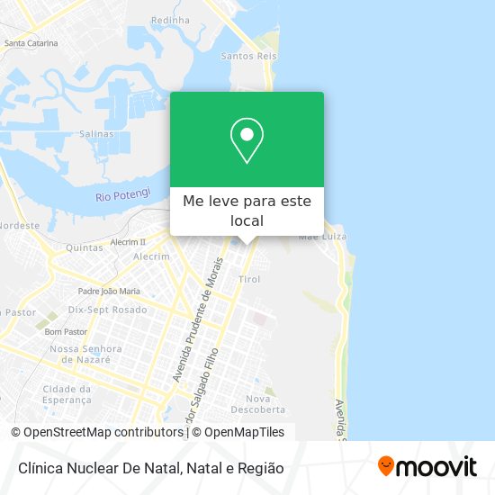 Clínica Nuclear De Natal mapa
