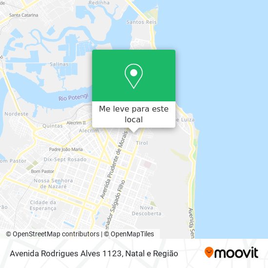 Avenida Rodrigues Alves 1123 mapa