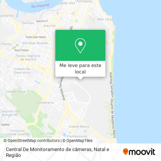 Central De Monitoramento de câmeras mapa