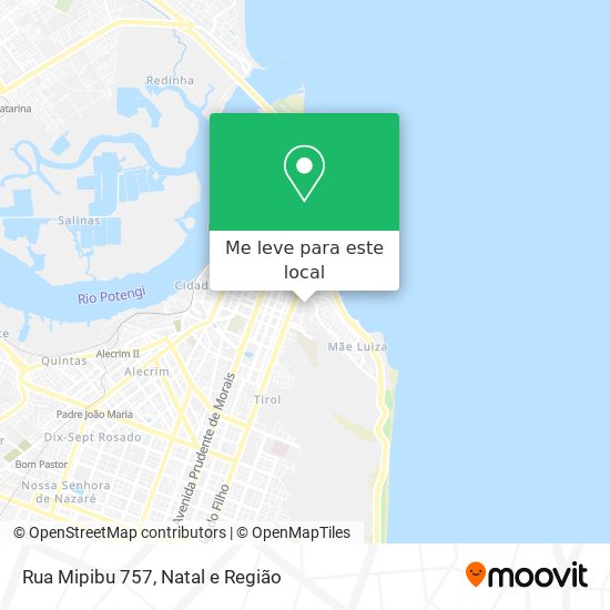 Rua Mipibu 757 mapa