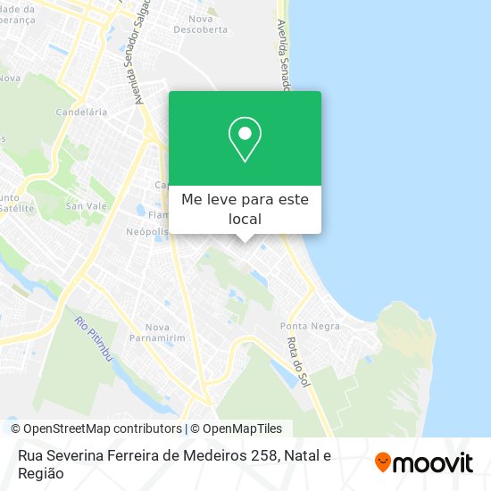 Rua Severina Ferreira de Medeiros 258 mapa