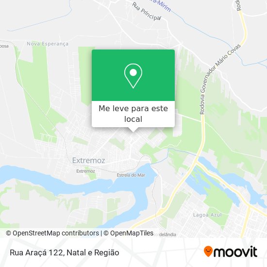 Rua Araçá 122 mapa