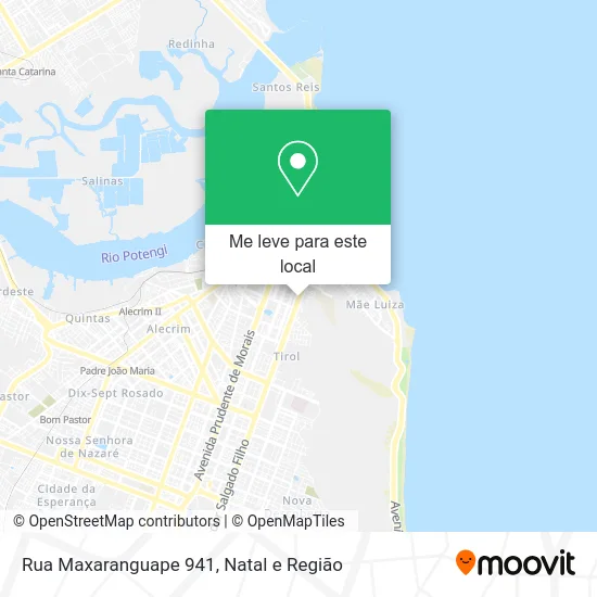 Rua Maxaranguape 941 mapa