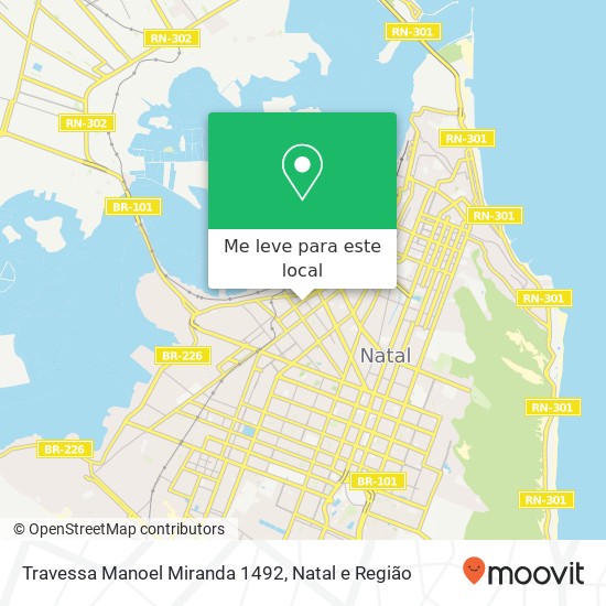 Travessa Manoel Miranda 1492 mapa