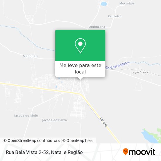 Rua Bela Vista 2-52 mapa