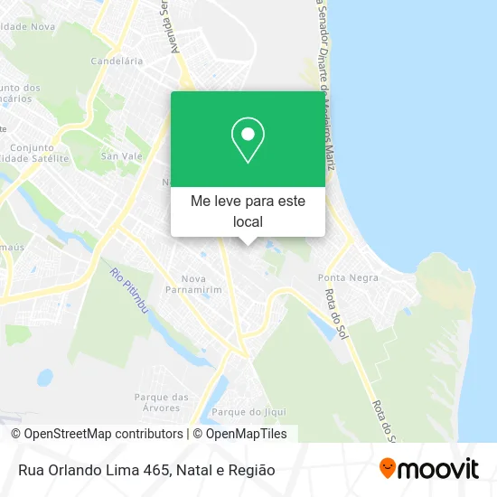 Rua Orlando Lima 465 mapa