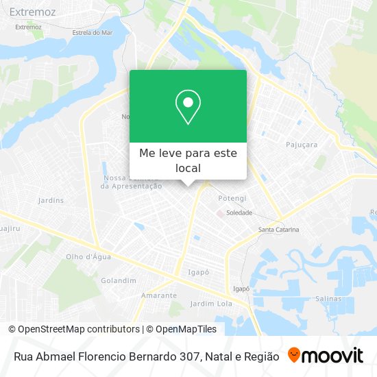 Rua Abmael Florencio Bernardo 307 mapa