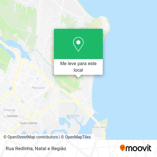 Rua Redinha mapa