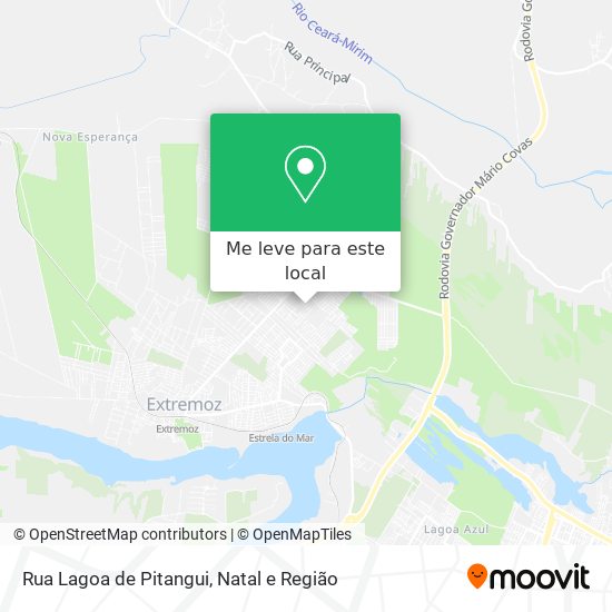 Rua Lagoa de Pitangui mapa