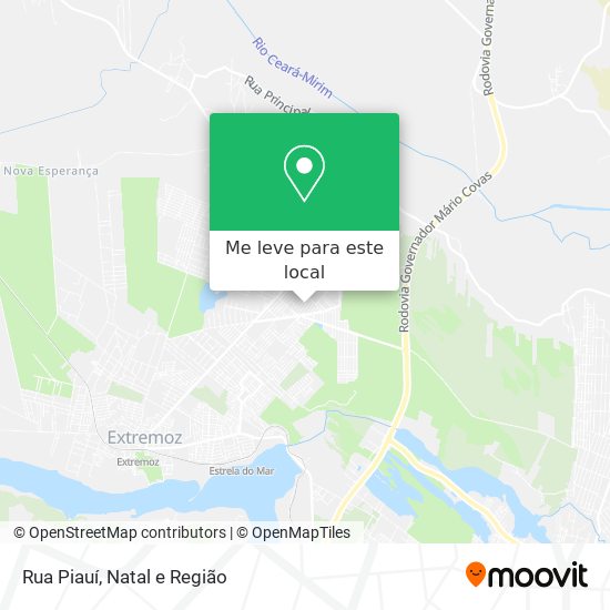 Rua Piauí mapa