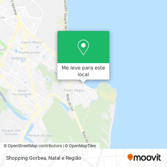 Shopping Gorbea mapa