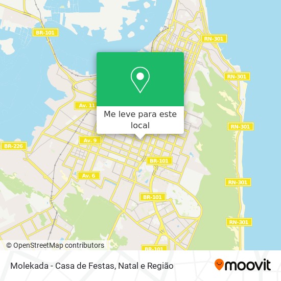 Molekada - Casa de Festas mapa