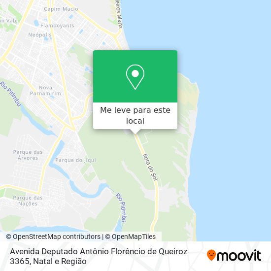 Avenida Deputado Antônio Florêncio de Queiroz 3365 mapa