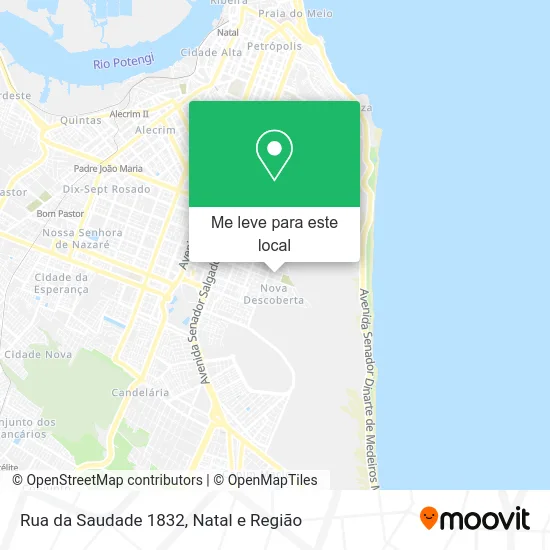 Rua da Saudade 1832 mapa