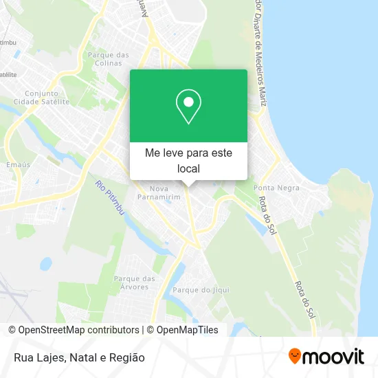 Rua Lajes mapa