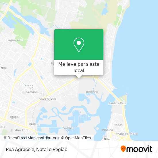 Rua Agracele mapa