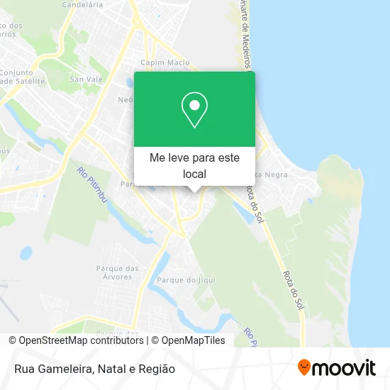 Rua Gameleira mapa