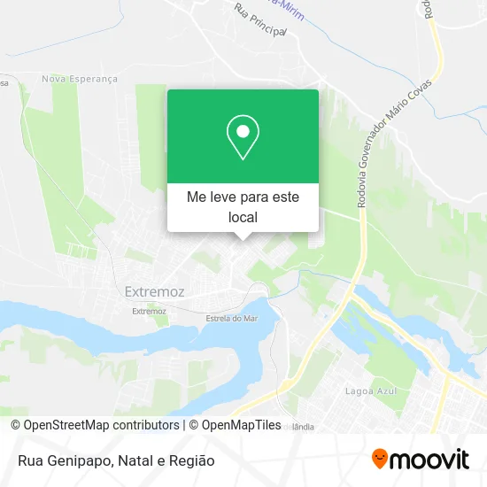 Rua Genipapo mapa