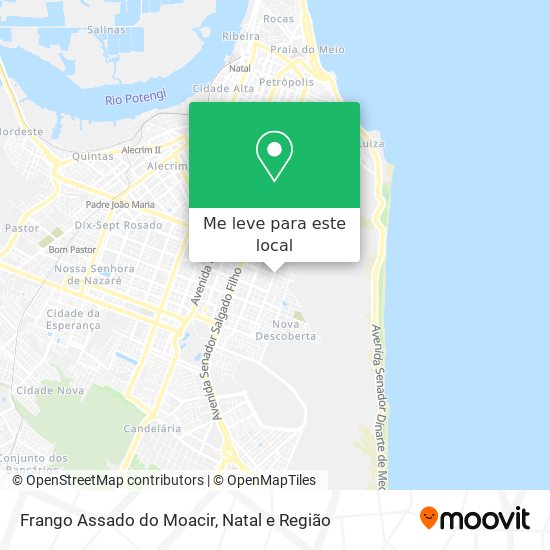 Frango Assado do Moacir mapa