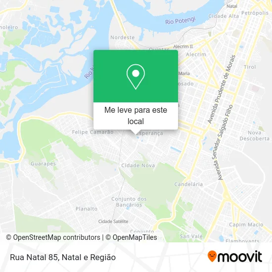 Rua Natal 85 mapa