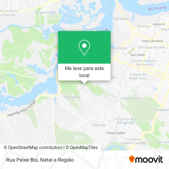 Rua Peixe Boi mapa