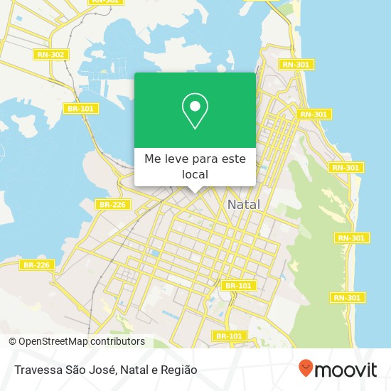 Travessa São José mapa